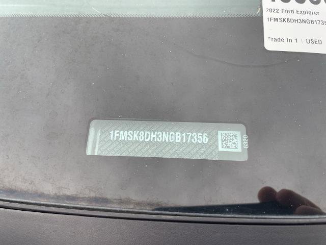 Certified 2022 Ford Explorer XLT w/ Equipment Group 202A image 34