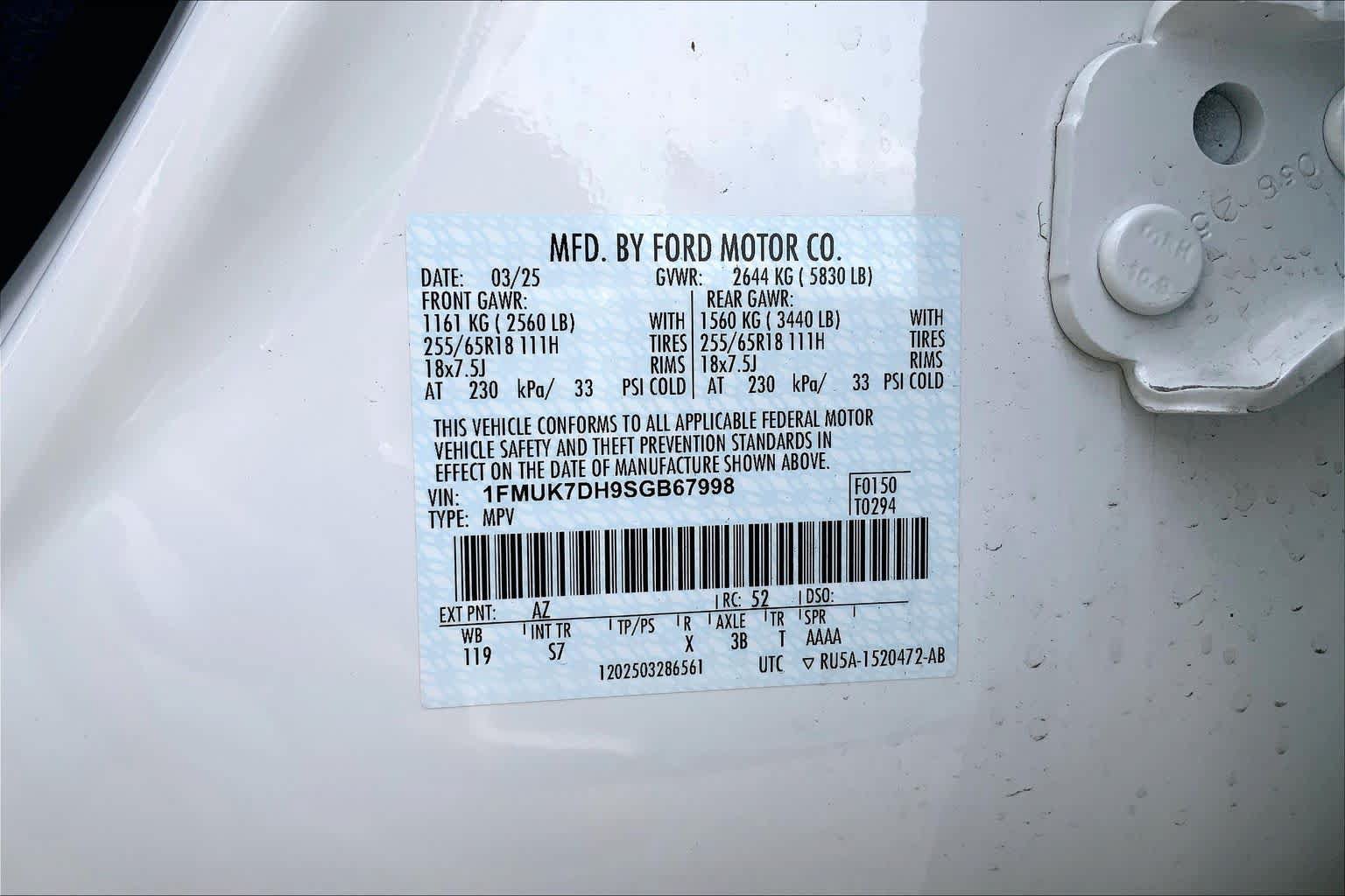 Certified 2025 Ford Explorer Active w/ Active Comfort Package RWD image 35
