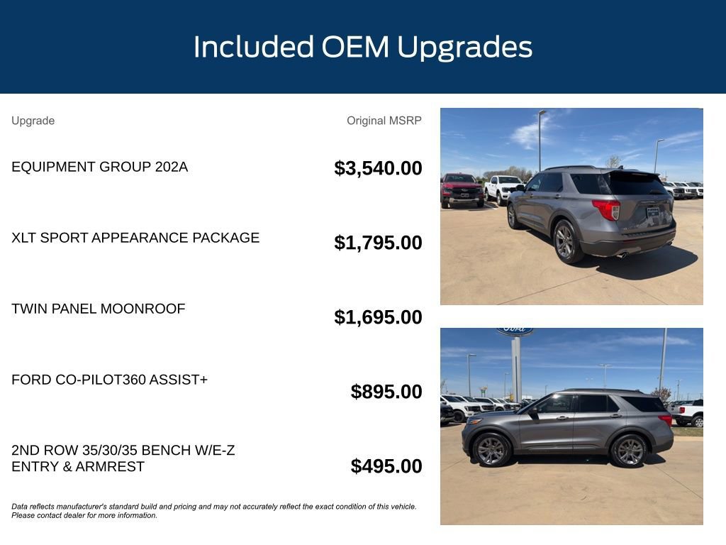 Certified 2021 Ford Explorer XLT w/ Equipment Group 202A image 5