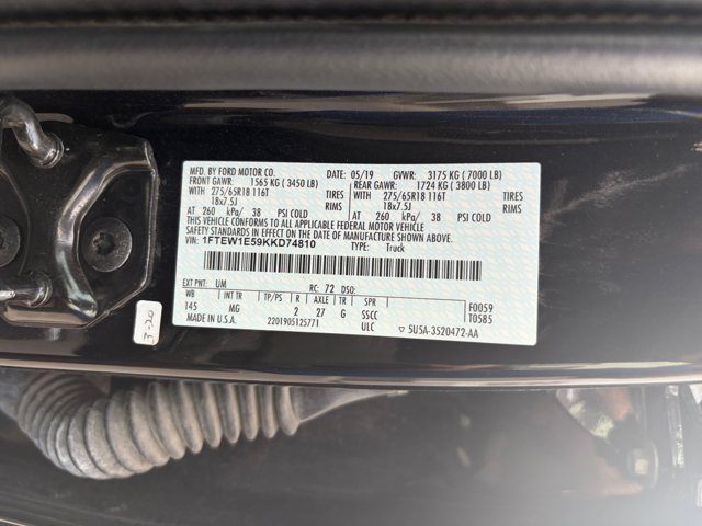 Certified 2019 Ford F150 XLT w/ Equipment Group 302A Luxury AWD/4WD image 25