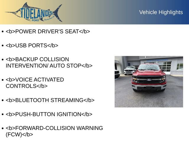 Certified 2025 Ford F150 XLT w/ Equipment Group 301A Standard AWD/4WD image 12
