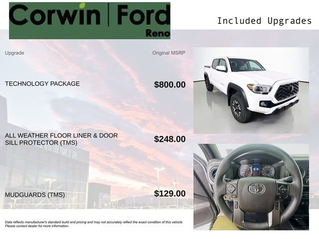 Used 2021 Toyota Tacoma TRD Off-Road w/ Technology Package AWD/4WD image 3