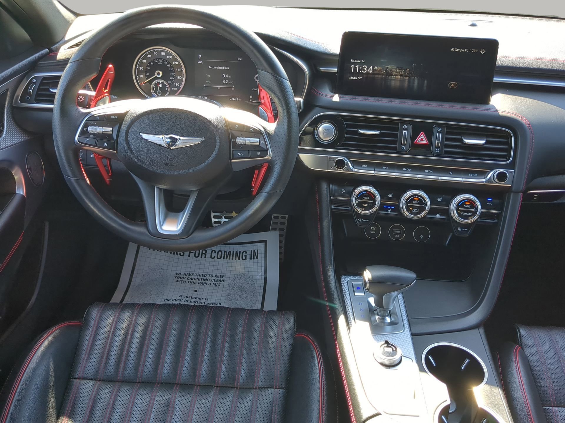 Used 2023 Genesis G70 2.0T w/ Sport Prestige Package image 38