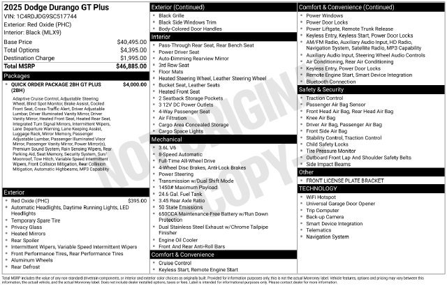 Used 2025 Dodge Durango GT AWD/4WD image 6