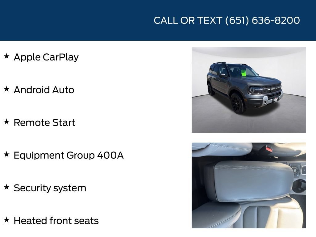 Certified 2025 Ford Bronco Sport Badlands AWD/4WD image 6