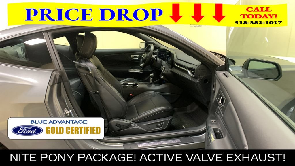 Certified 2025 Ford Mustang GT Premium w/ Mustang Nite Pony Package RWD image 12