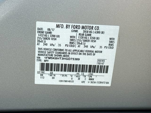 Certified 2017 Ford Explorer Platinum AWD/4WD image 40