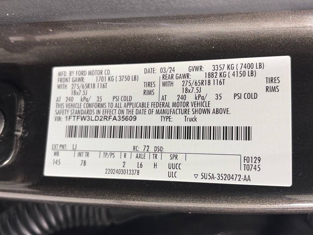 Certified 2024 Ford F150 XLT w/ Mobile Office Package AWD/4WD image 9