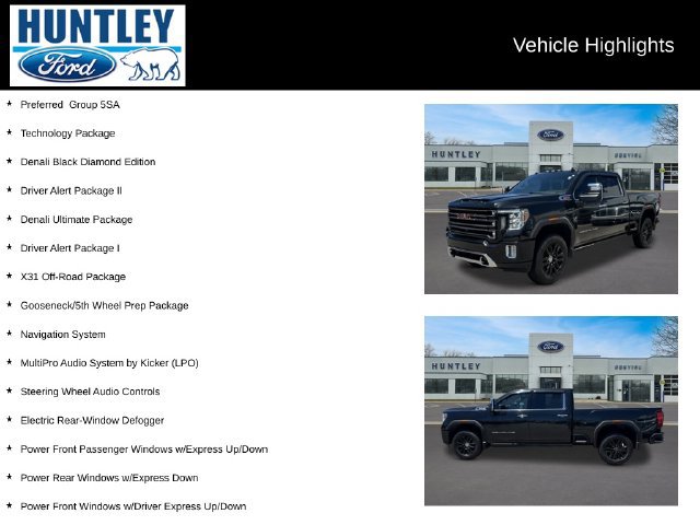 Used 2023 GMC Sierra 3500 Denali w/ Denali Black Diamond Edition AWD/4WD image 2