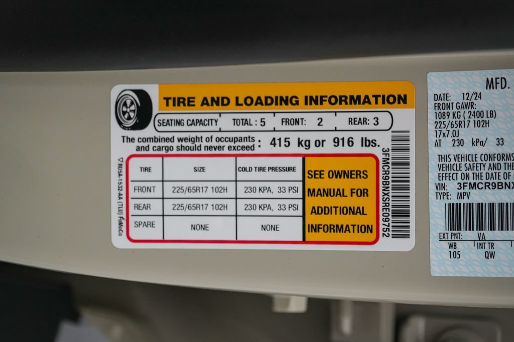 Certified 2025 Ford Bronco Sport Big Bend w/ Convenience Package AWD/4WD image 28