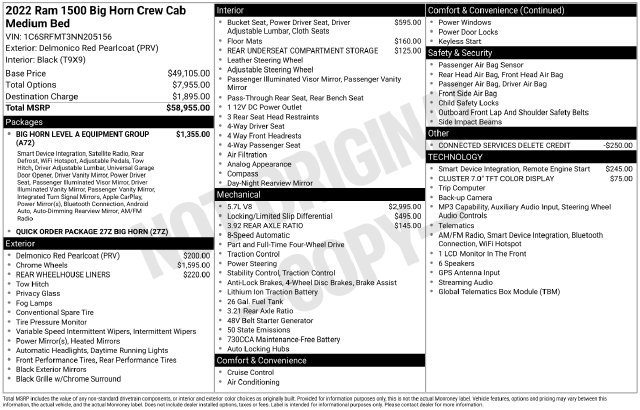 Used 2022 RAM 1500 Big Horn AWD/4WD image 10