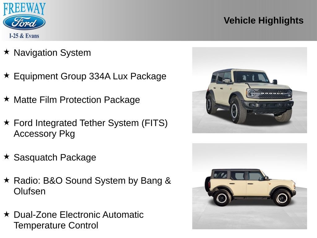 Certified 2025 Ford Bronco Badlands w/ Matte Film Protection Package image 7