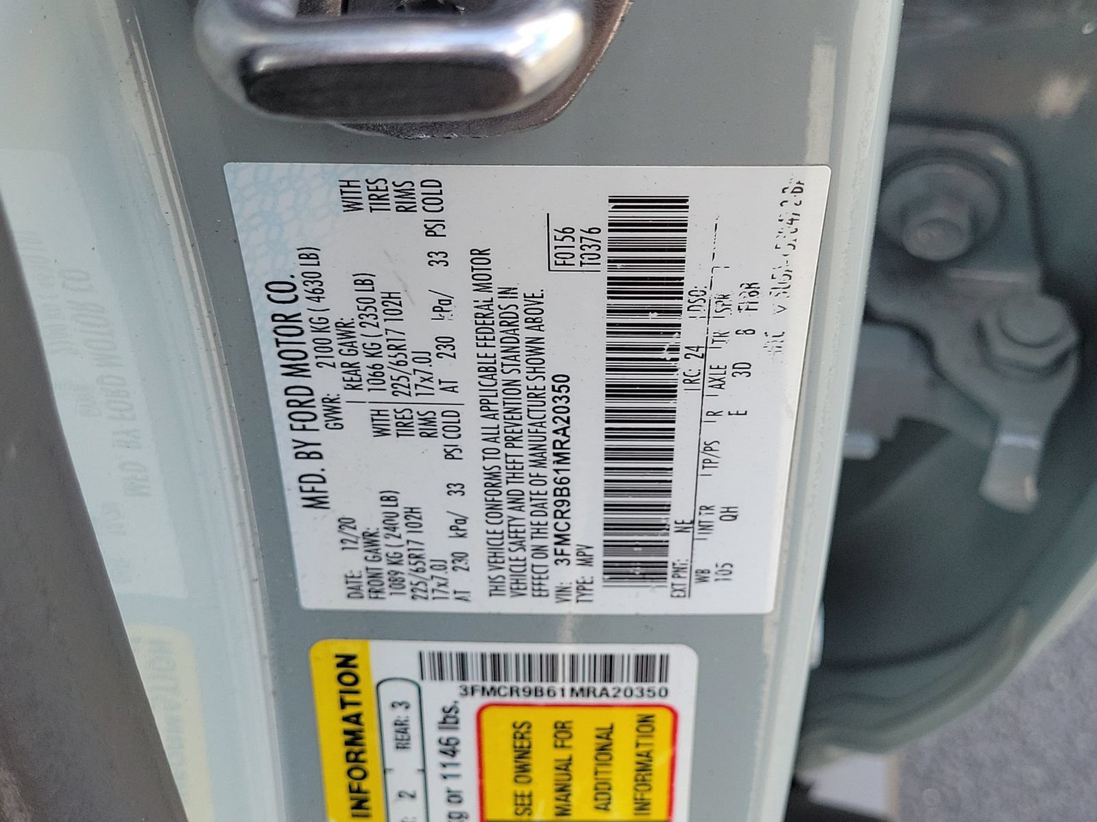 Certified 2021 Ford Bronco Sport Big Bend AWD/4WD image 29
