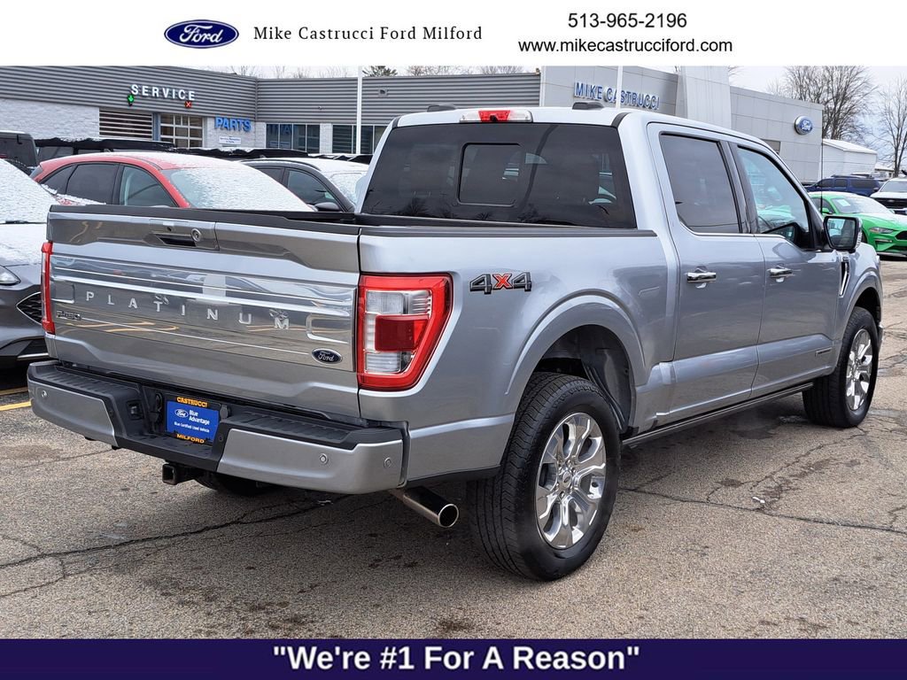 Certified 2023 Ford F150 Platinum w/ Equipment Group 701A High image 4