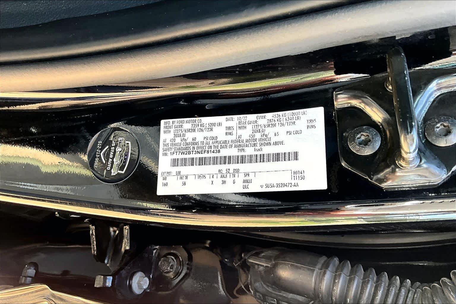 Certified 2022 Ford F250 Lariat w/ Lariat Ultimate Package AWD/4WD image 36