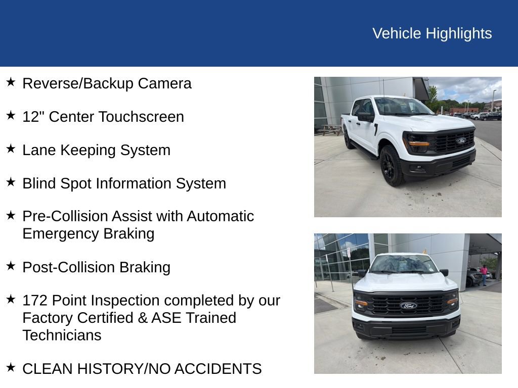 Certified 2025 Ford F150 STX w/ Equipment Group 201A FX4 AWD/4WD image 27
