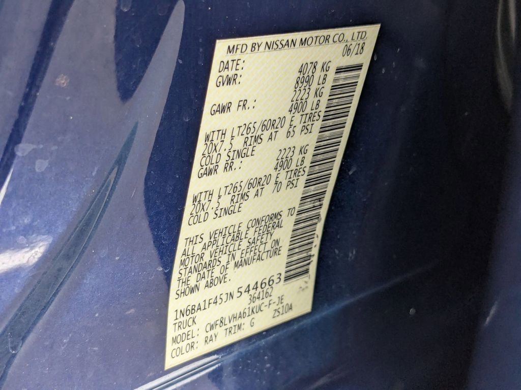 Used 2018 Nissan Titan SL w/ Chrome Package image 25