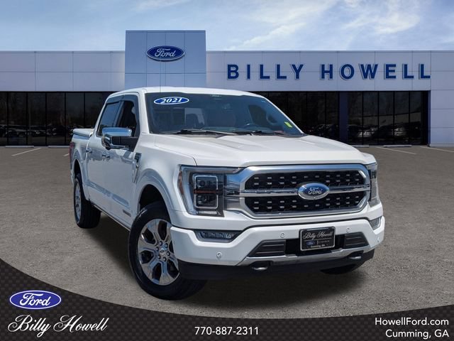 Certified 2021 Ford F150 Platinum w/ Equipment Group 701A High AWD/4WD image 1