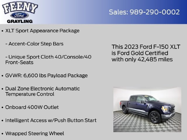 Certified 2023 Ford F150 XLT w/ Equipment Group 302A High AWD/4WD image 25