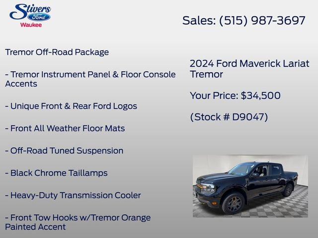 Certified 2024 Ford Maverick Tremor w/ Tremor Off-Road Package AWD/4WD image 16