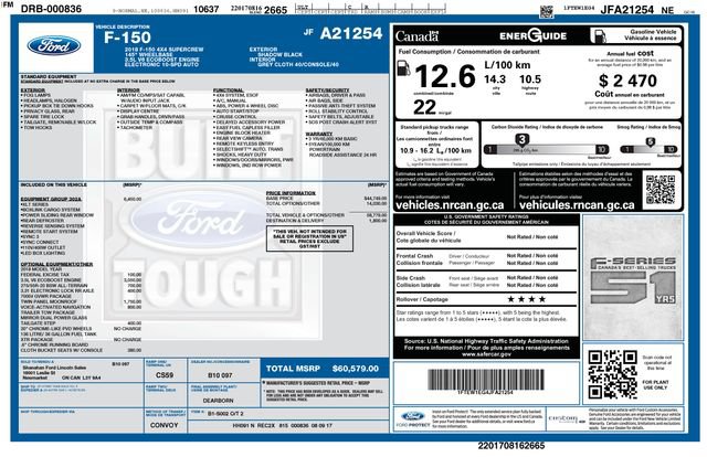 Certified 2018 Ford F150 XLT w/ Equipment Group 302A Luxury AWD/4WD image 7