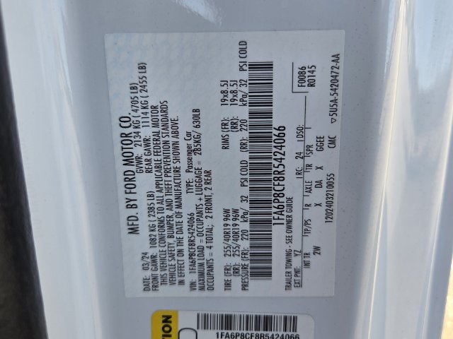 Certified 2024 Ford Mustang GT RWD image 20