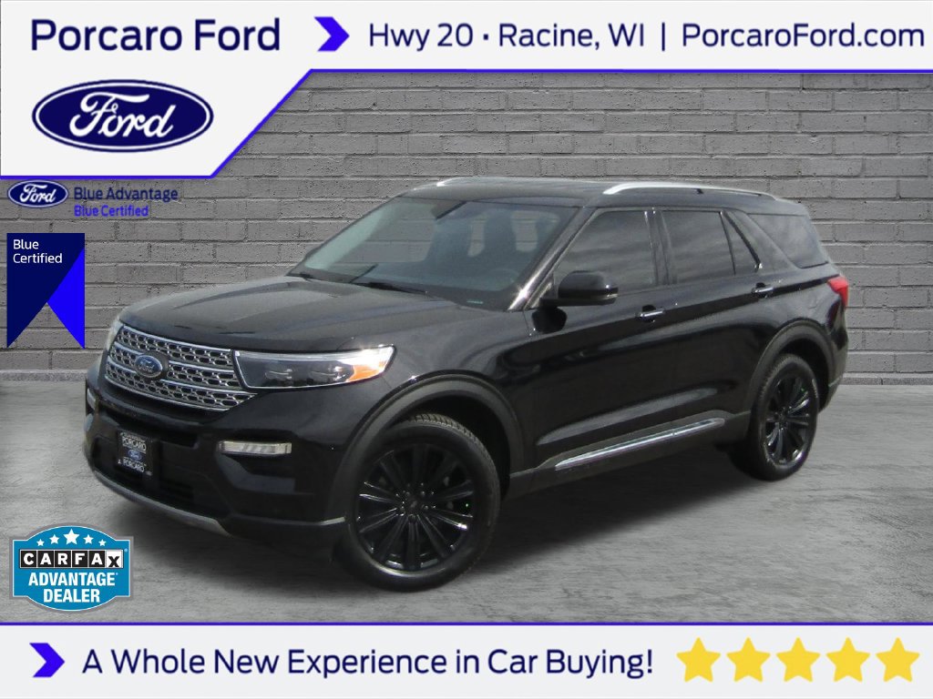 Certified 2021 Ford Explorer Limited w/ Equipment Group 301A AWD/4WD 360° Tour