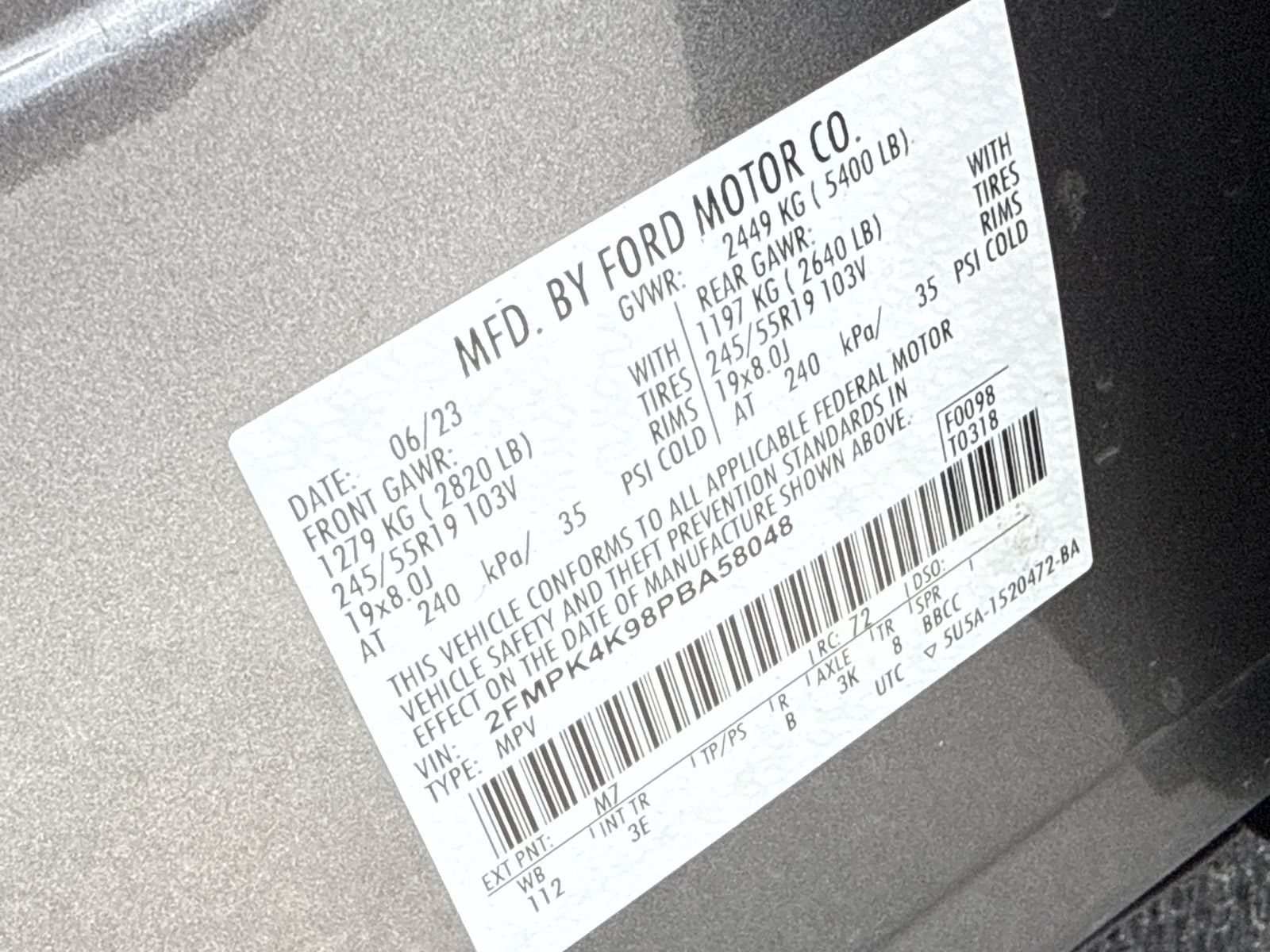 Certified 2023 Ford Edge Titanium AWD/4WD image 37