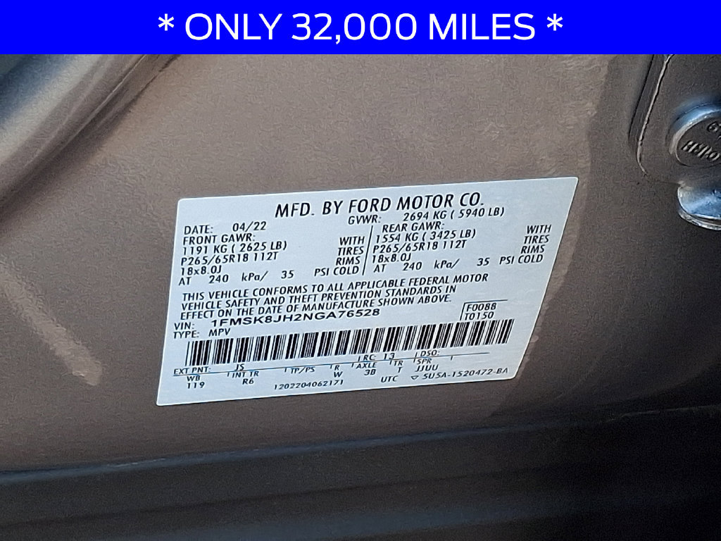 Certified 2022 Ford Explorer Timberline AWD/4WD image 29
