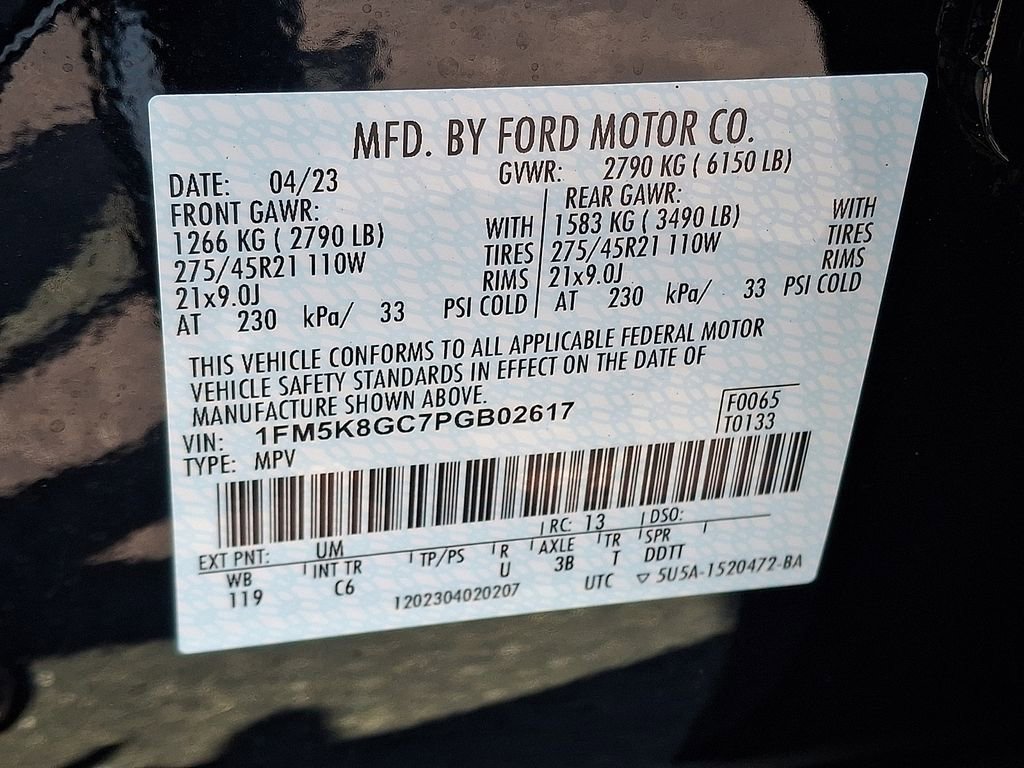 Certified 2023 Ford Explorer ST w/ Equipment Group 401A image 29