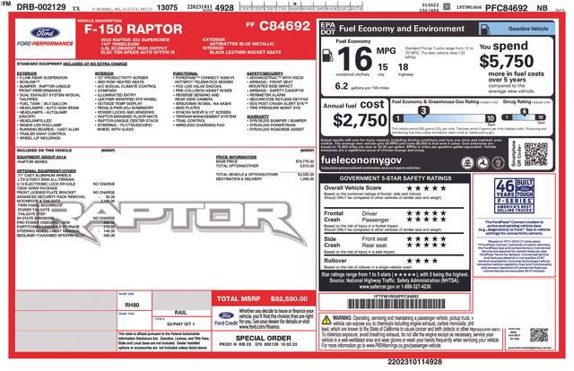 Certified 2023 Ford F150 Raptor image 6