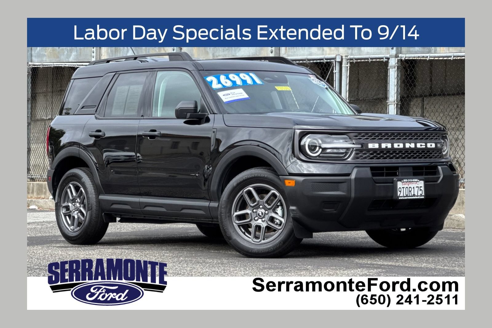 Certified 2025 Ford Bronco Sport Big Bend