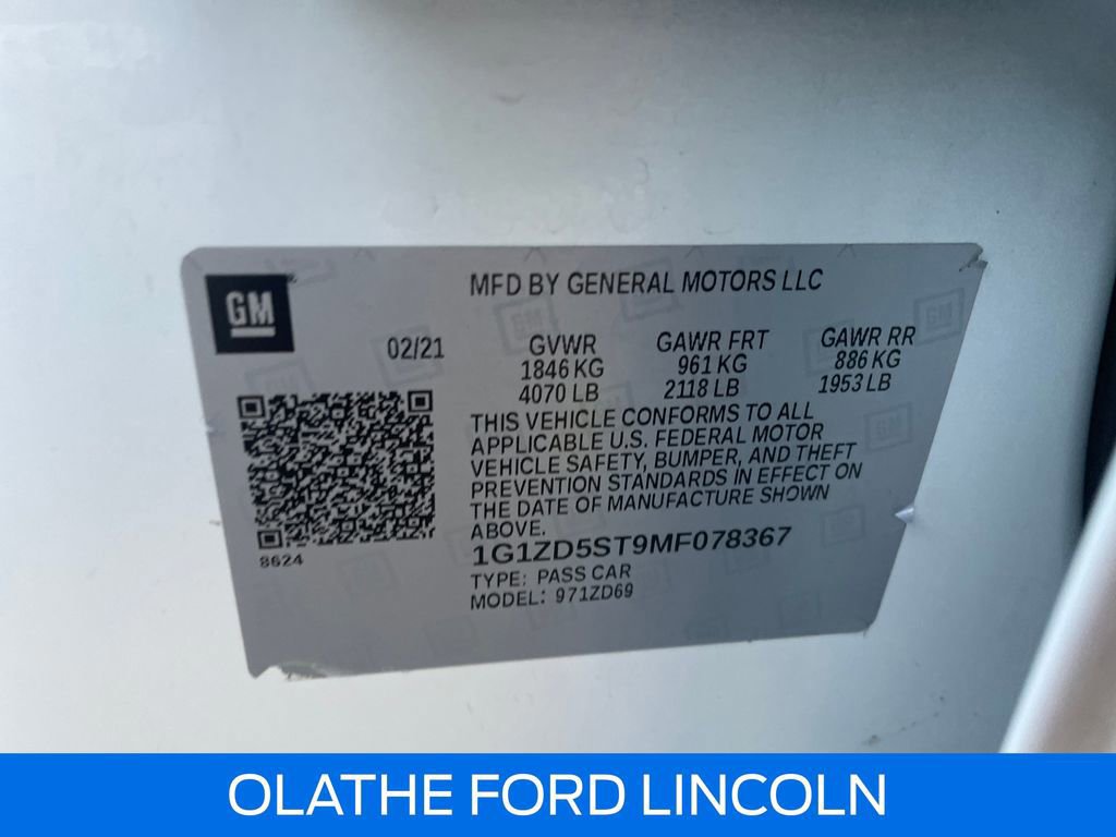 Used 2021 Chevrolet Malibu LT image 25