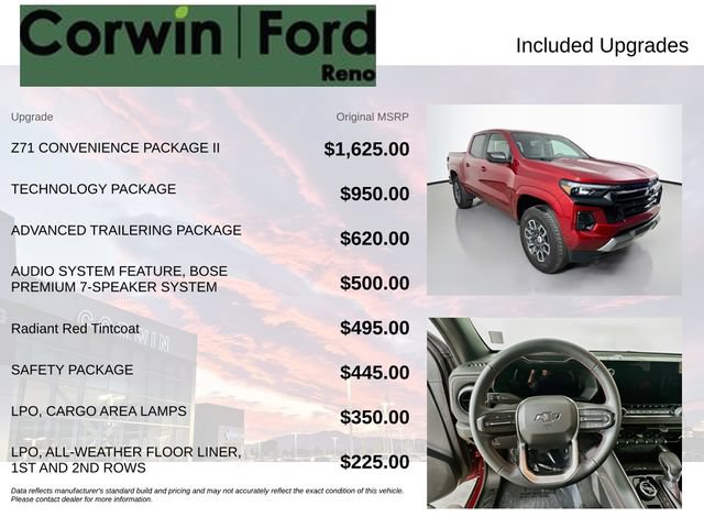 Used 2024 Chevrolet Colorado Z71 w/ Z71 Convenience Package 2 AWD/4WD image 3