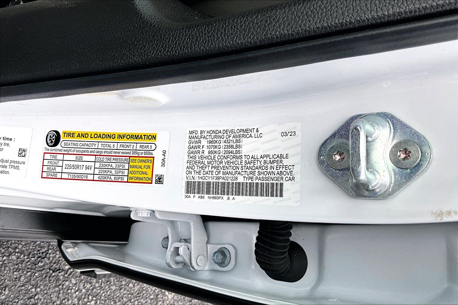 Used 2023 Honda Accord EX image 5