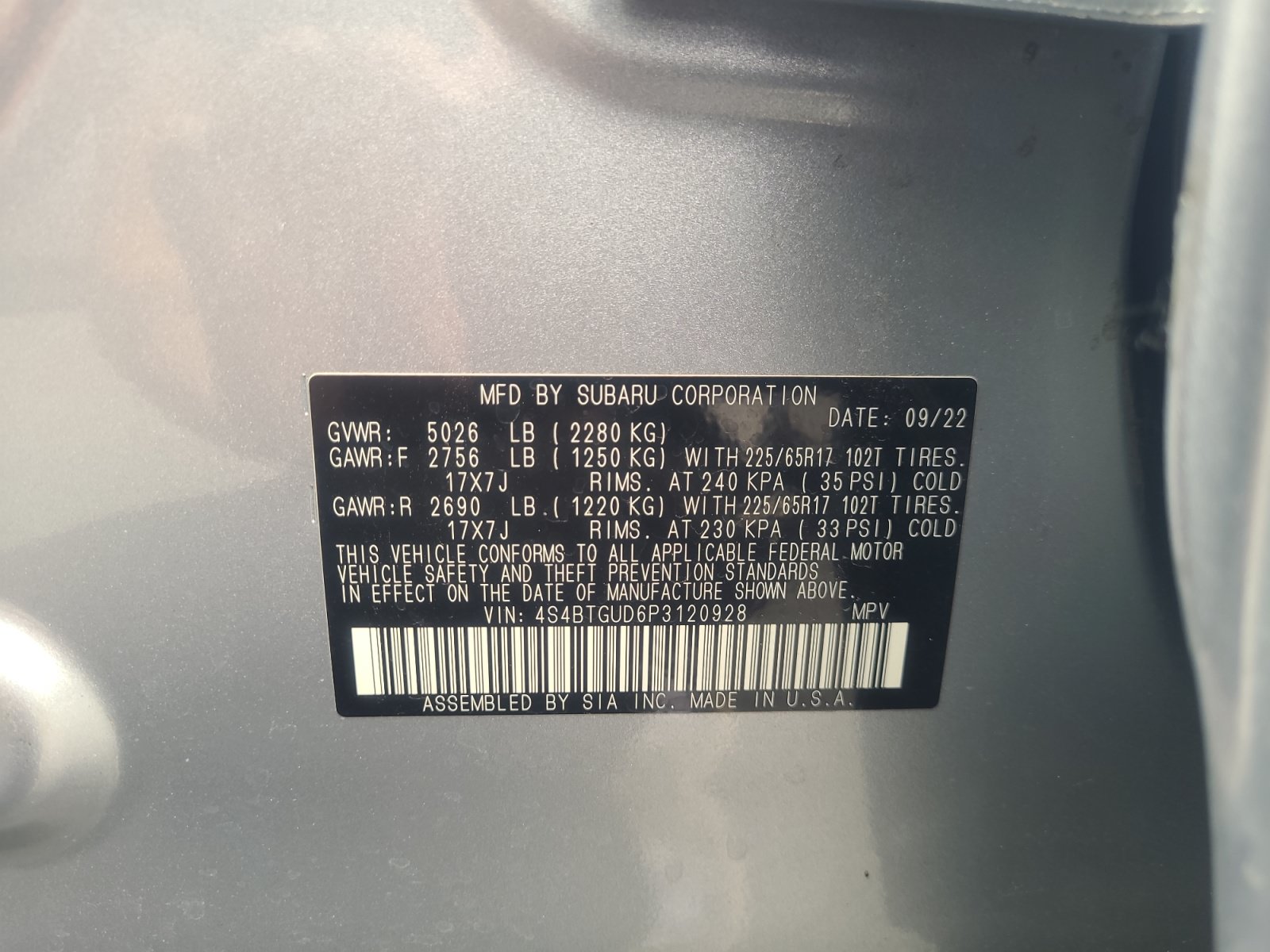Used 2023 Subaru Outback Wilderness AWD/4WD image 25