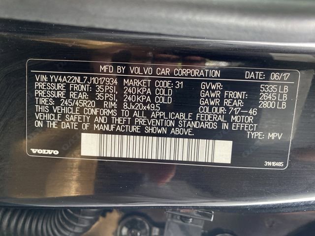 Used 2018 Volvo V90 T6 Cross Country w/ Protection Package image 35