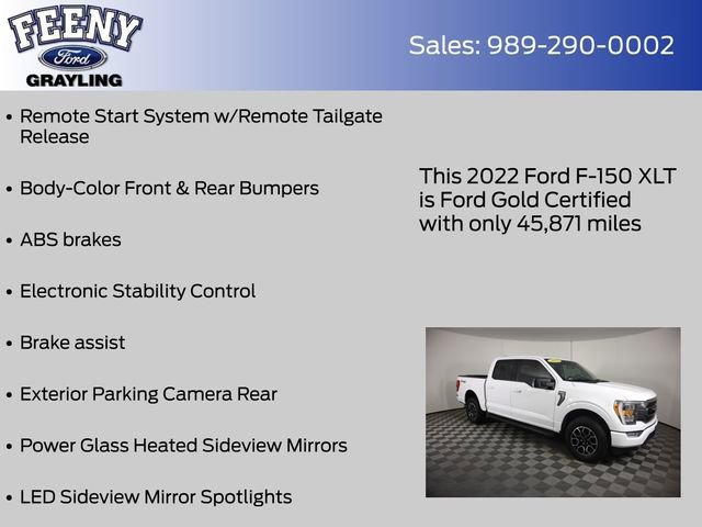 Certified 2022 Ford F150 XLT w/ Equipment Group 302A High AWD/4WD image 27