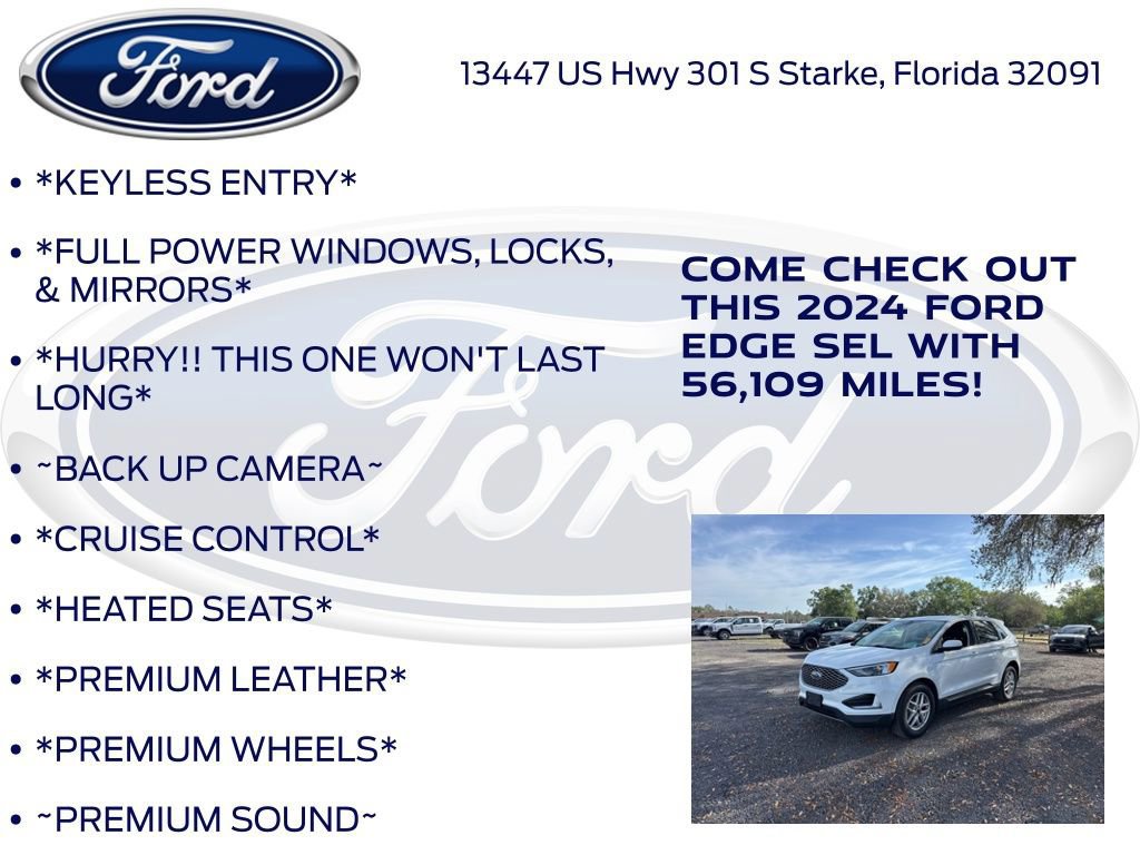 Certified 2024 Ford Edge SEL AWD/4WD image 12