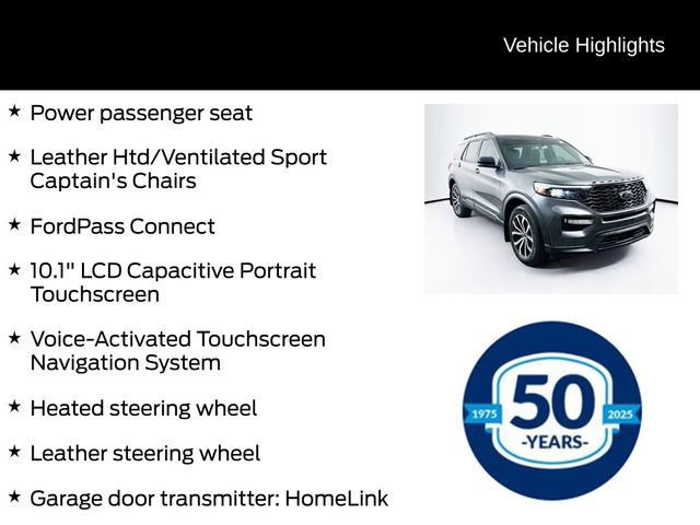 Certified 2020 Ford Explorer ST w/ Premium Technology Package AWD/4WD image 21