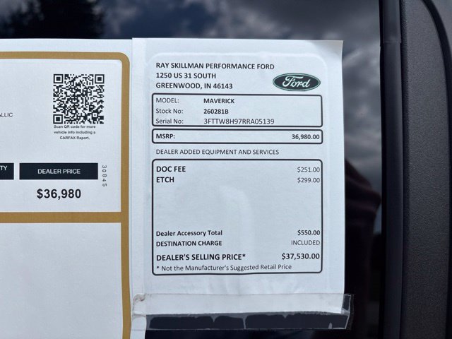 Certified 2024 Ford Maverick XLT w/ XLT Luxury Package FWD image 3