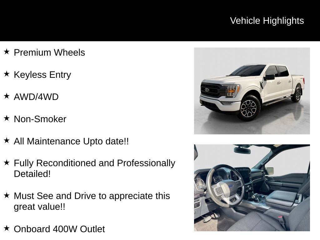 Certified 2023 Ford F150 XLT w/ Equipment Group 302A High AWD/4WD image 26