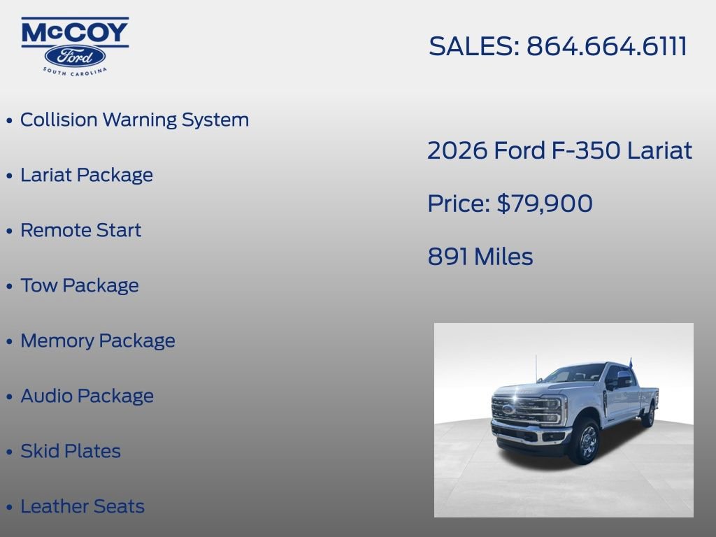 Certified 2026 Ford F350 Lariat w/ Lariat Premium Package image 28