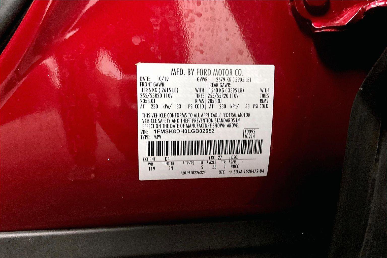 Certified 2020 Ford Explorer XLT w/ Equipment Group 202A image 33