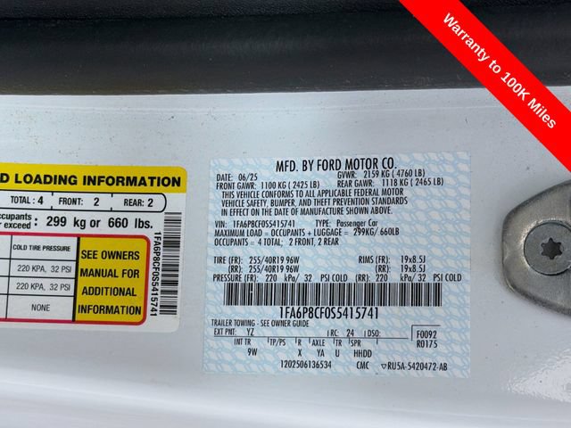 Certified 2025 Ford Mustang GT Premium RWD image 38
