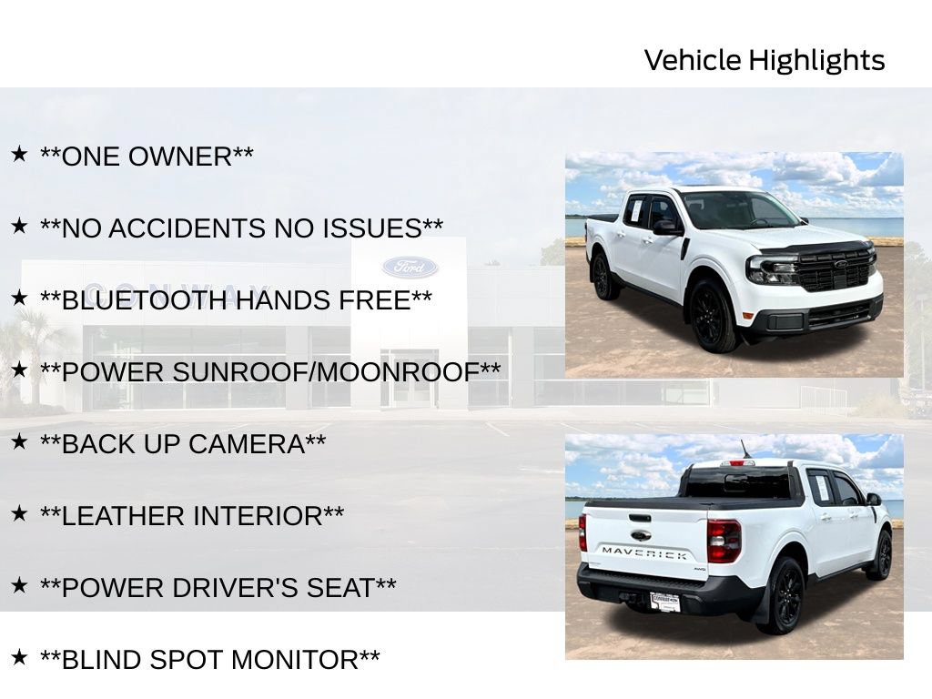 Certified 2023 Ford Maverick Lariat w/ Lariat Luxury Package AWD/4WD image 6