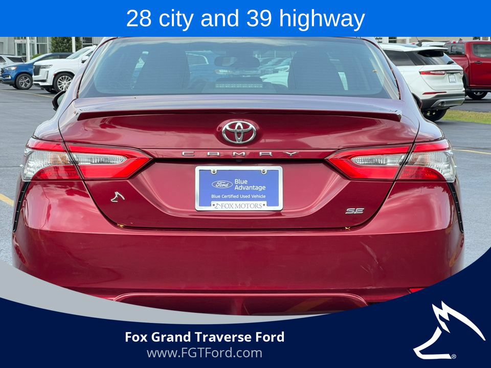 Used 2018 Toyota Camry SE w/ Moonroof Package FWD image 33
