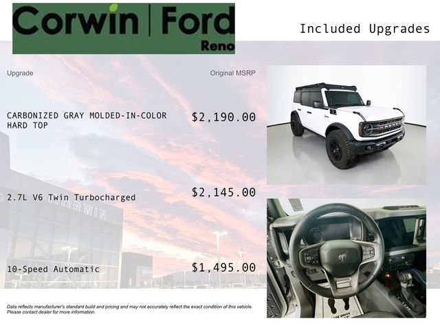 Certified 2024 Ford Bronco Black Diamond AWD/4WD image 3
