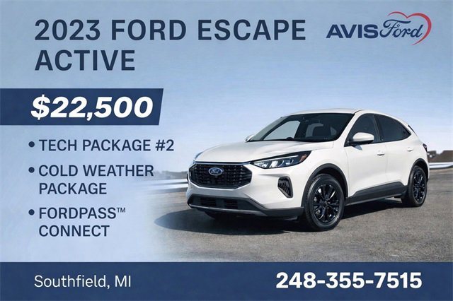 Certified 2023 Ford Escape Active w/ Tech Pack #2
