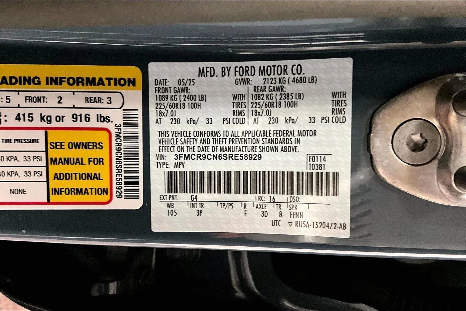 Certified 2025 Ford Bronco Sport Outer Banks w/ Outer Banks Tech Package+ image 32